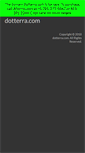 Mobile Screenshot of dotterra.com
